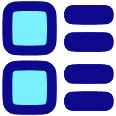 Layout Lists Design View Icon from Plump Pop Set
