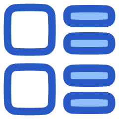 Layout Lists Icon from Plump Duo Set