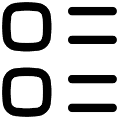 Layout Lists Icon from Flex Line Set