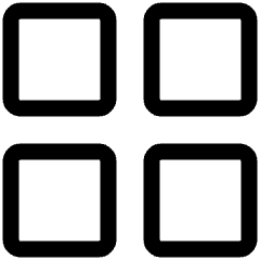 Layout Module 1 Icon from Ultimate Regular Set