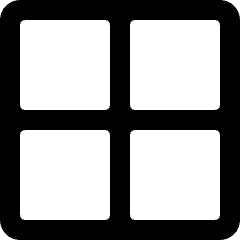 Layout Module 2 Icon from Ultimate Bold Set