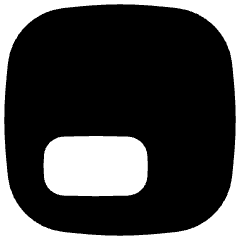 Layout Position Bottom Left Icon from Flex Solid Set