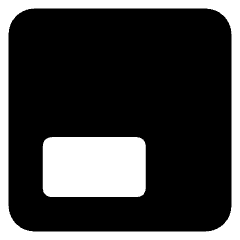 Layout Position Bottom Left Icon from Core Solid Set