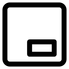 Layout Position Bottom Right Icon from Core Line Set