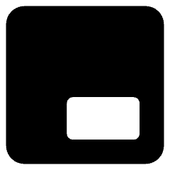 Layout Position Bottom Right Icon from Core Solid Set