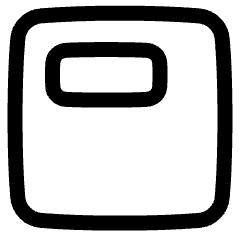 Layout Position Top Left Icon from Plump Line Set
