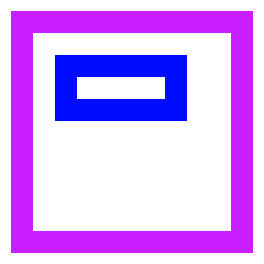 Layout Position Top Left Icon from Sharp Neon Set