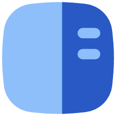 Layout Right Sidebar Icon from Flex Flat Set