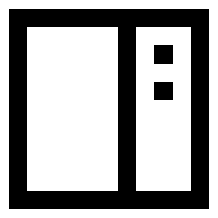 Layout Right Sidebar Icon from Sharp Line Set