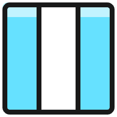 Layout Three Columns Icon from Ultimate Colors Set