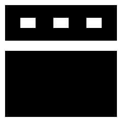 Layout Top Bar Icon from Sharp Solid Set