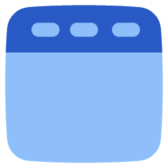 Layout Top Bar Icon from Plump Flat Set