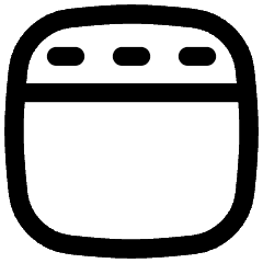 Layout Top Bar Icon from Flex Line Set