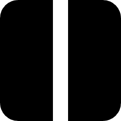 Layout Two Columns Icon from Micro Solid Set