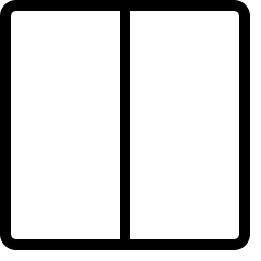 Layout Two Colums Icon from Ultimate Light Set