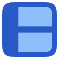 Layout Window 1 Icon from Plump Flat Set