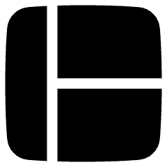 Layout Window 1 Icon from Plump Solid Set