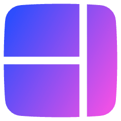 Layout Window 11 Icon from Plump Gradient Set