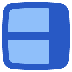 Layout Window 11 Icon from Plump Flat Set