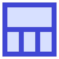Layout Window 16 Icon from Sharp Duo Set