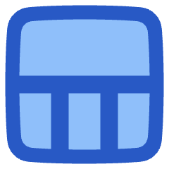 Layout Window 16 Icon from Plump Flat Set