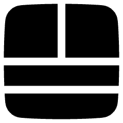 Layout Window 17 Icon from Plump Solid Set
