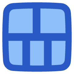 Layout Window 18 Icon from Plump Flat Set