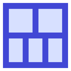 Layout Window 18 Icon from Sharp Duo Set