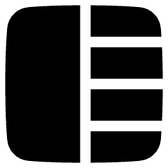 Layout Window 19 Icon from Plump Solid Set
