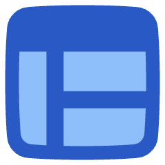 Layout Window 2 Icon from Plump Flat Set