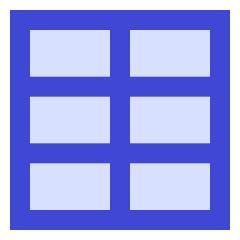 Layout Window 21 Icon from Sharp Duo Set