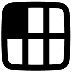 Layout Window 22 Icon from Plump Remix Set
