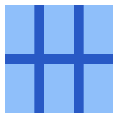 Layout Window 22 Icon from Sharp Flat Set