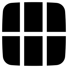 Layout Window 22 Icon from Plump Solid Set