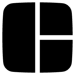 Layout Window 27 Icon from Plump Solid Set