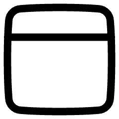 Layout Window 3 Icon from Plump Line Set