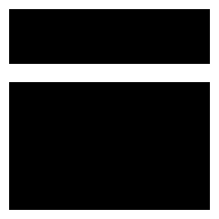 Layout Window 3 Icon from Sharp Solid Set