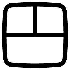 Layout Window 30 Icon from Plump Line Set