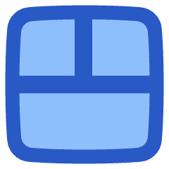 Layout Window 30 Icon from Plump Flat Set