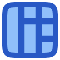 Layout Window 31 Icon from Plump Flat Set