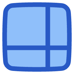 Layout Window 32 Icon from Plump Duo Set