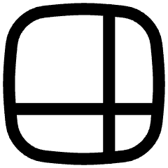 Layout Window 32 Icon from Flex Line Set