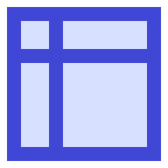 Layout Window 33 Icon from Sharp Duo Set