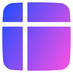 Layout Window 33 Icon from Plump Gradient Set