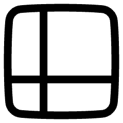 Layout Window 35 Icon from Plump Line Set