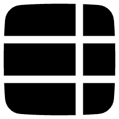 Layout Window 36 Icon from Plump Solid Set