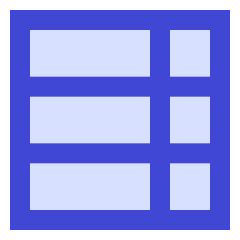 Layout Window 36 Icon from Sharp Duo Set