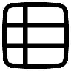 Layout Window 37 Icon from Plump Line Set