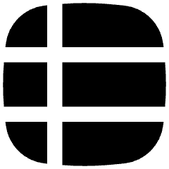 Layout Window 37 Icon from Flex Solid Set