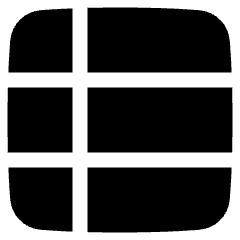 Layout Window 37 Icon from Plump Solid Set